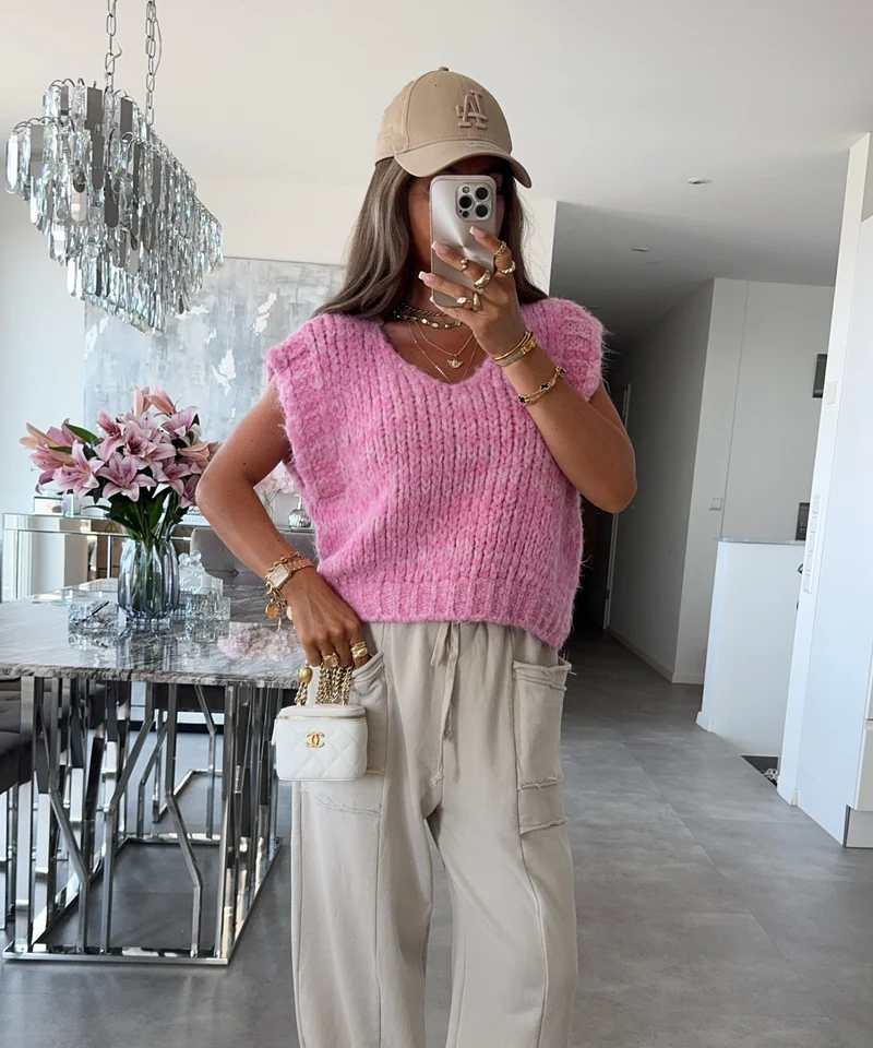 Strickshirt Clea Pink