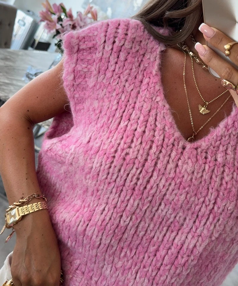 Strickshirt Clea Pink