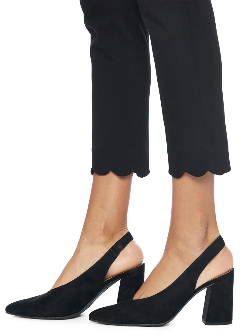 Lysse' Scallop Low Rise Tate Ankle