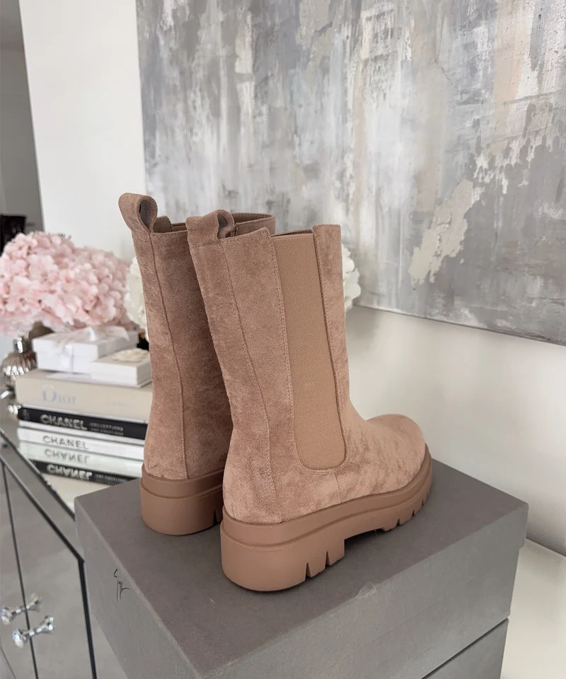 Chelsea Boots Zelaria Beige