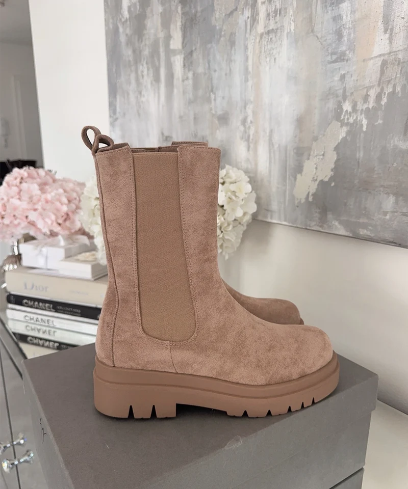 Chelsea Boots Zelaria Beige