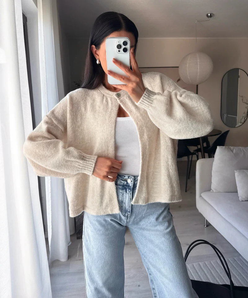 Cardigan Angela Beige