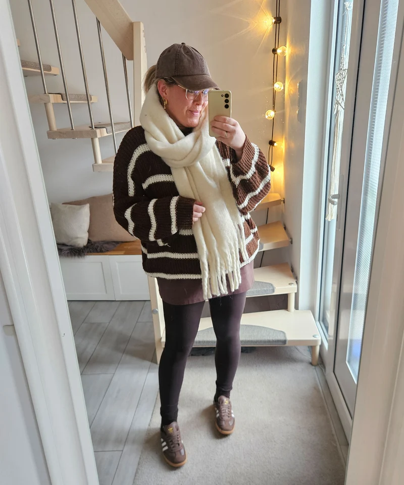 Strick Pullover Carter Dunkelbraun