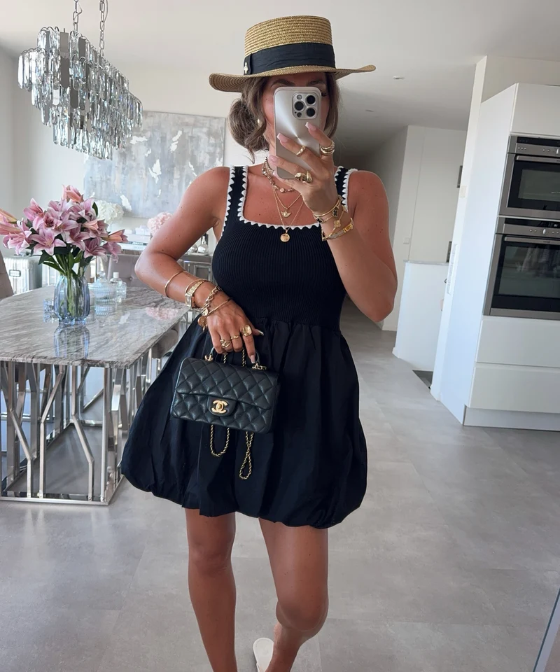 Kleid Etesia Schwarz