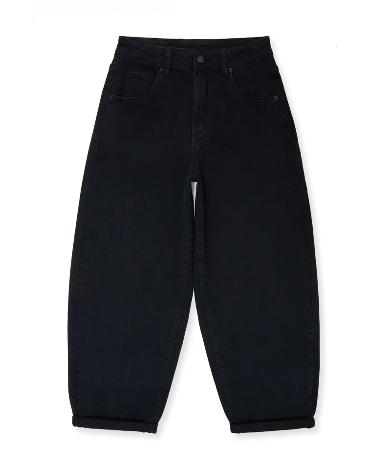 Stretch Balloon Jeans Aviana Schwarz