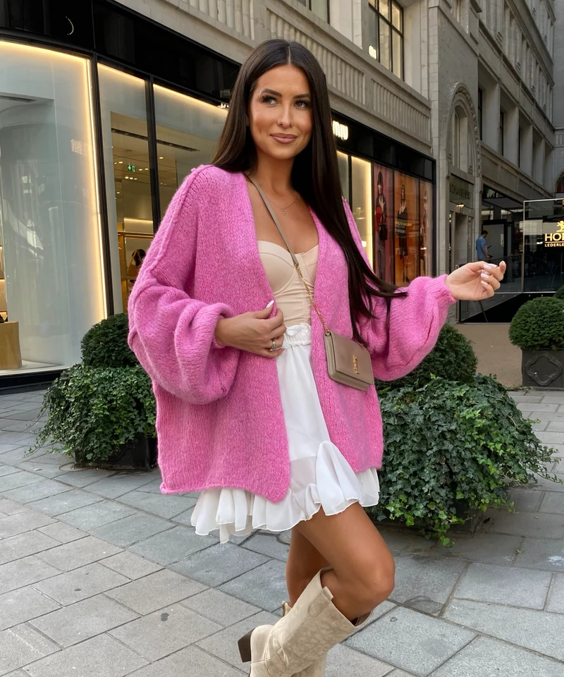 Cardigan Ray Pink
