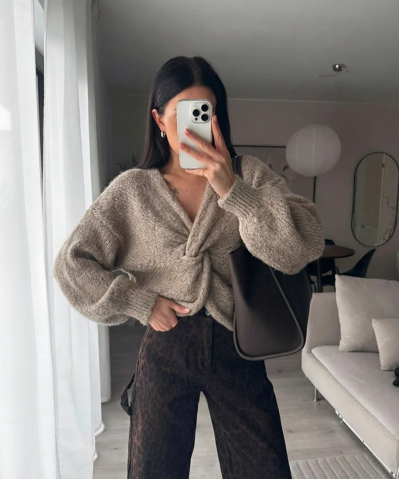 Pullover Malia Taupe