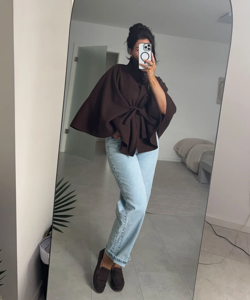 Poncho Karah Braun