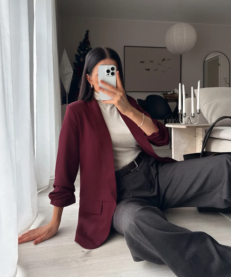 Blazer Mykonos Weinrot