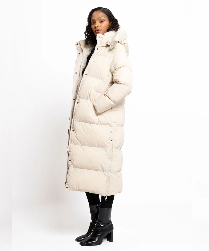 Oversize Jacke Addie Lang Beige
