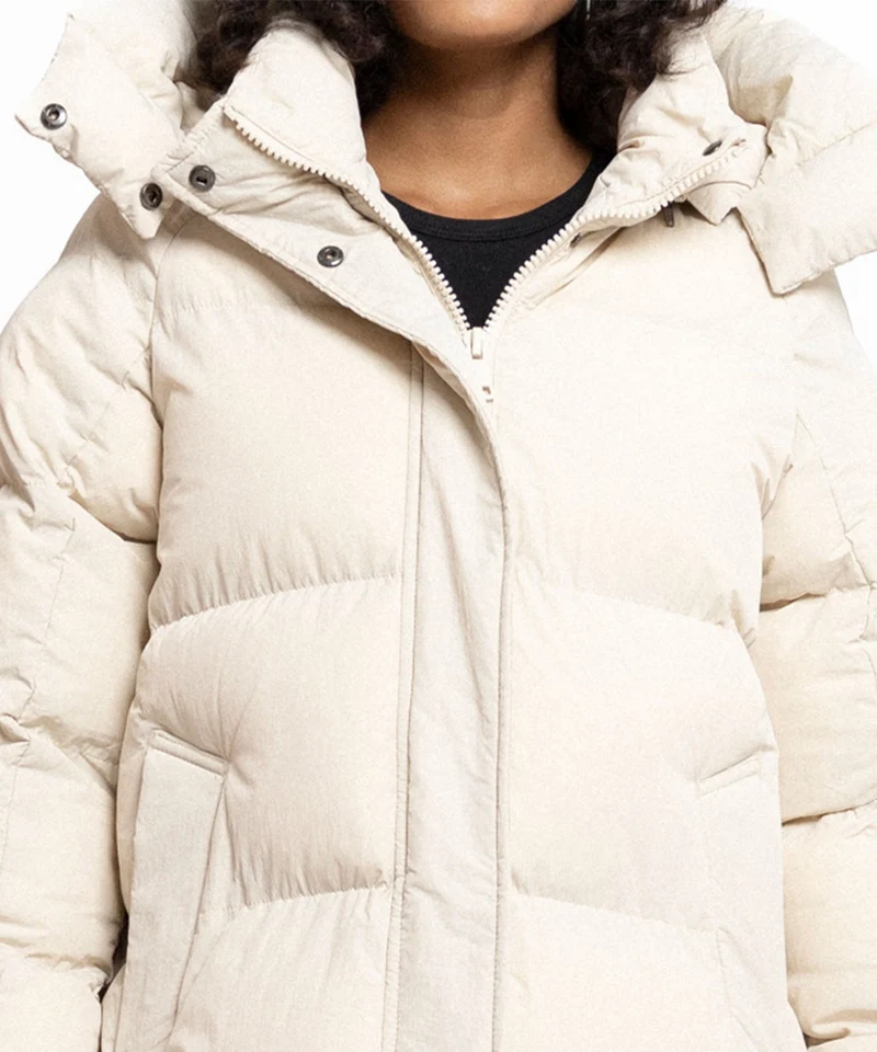 Oversize Jacke Addie Lang Beige
