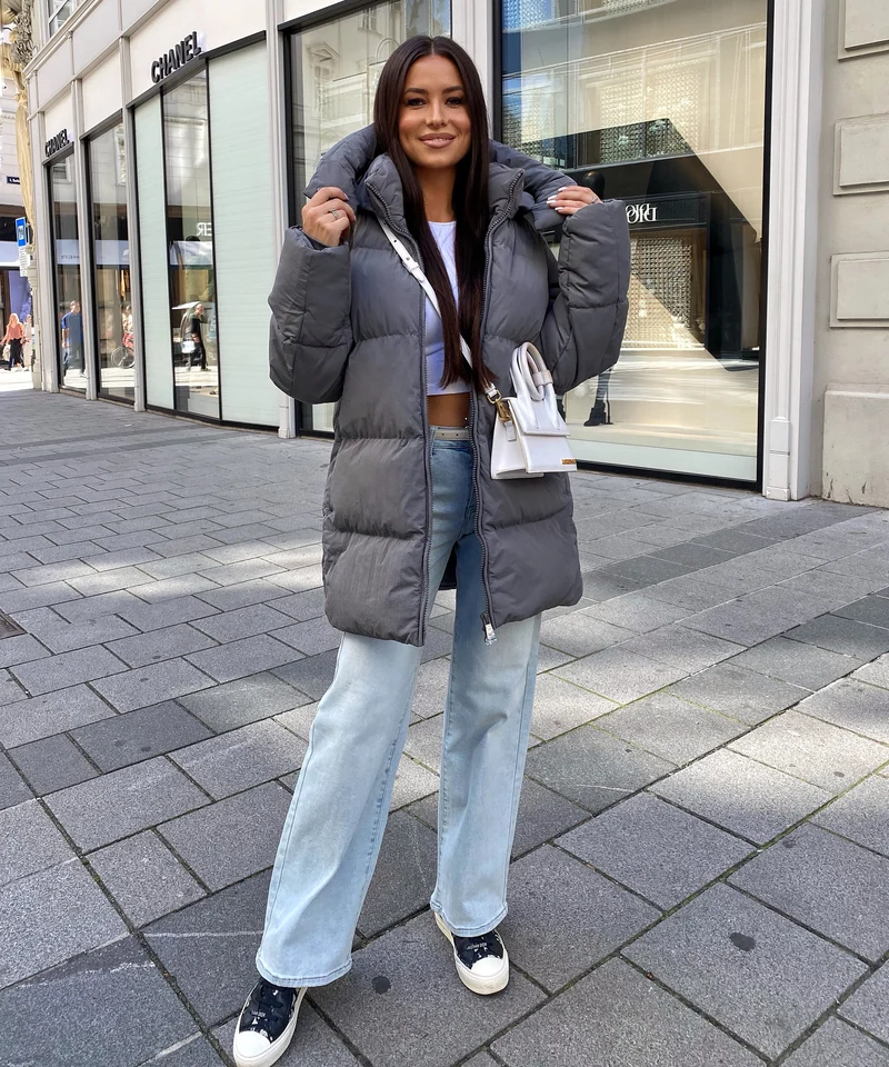 Jacke Addie Dunkelgrau