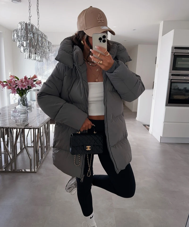 Jacke Addie Dunkelgrau