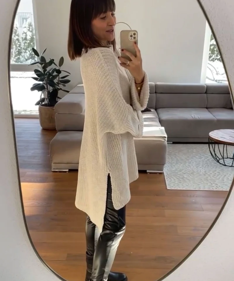 Oversize Pullover Elsa Beige