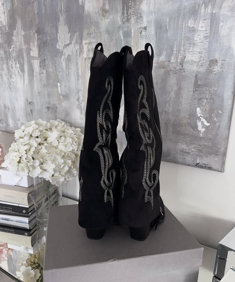 Cowboy Stiefel Lavinia Schwarz