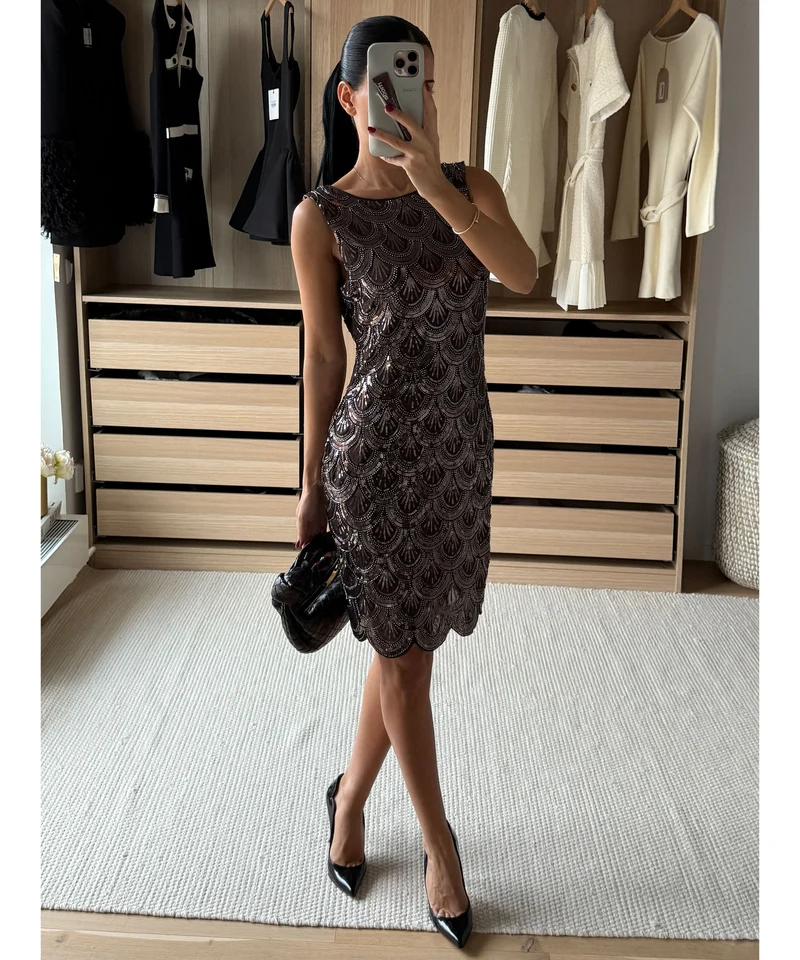Kleid Garbiela Braun