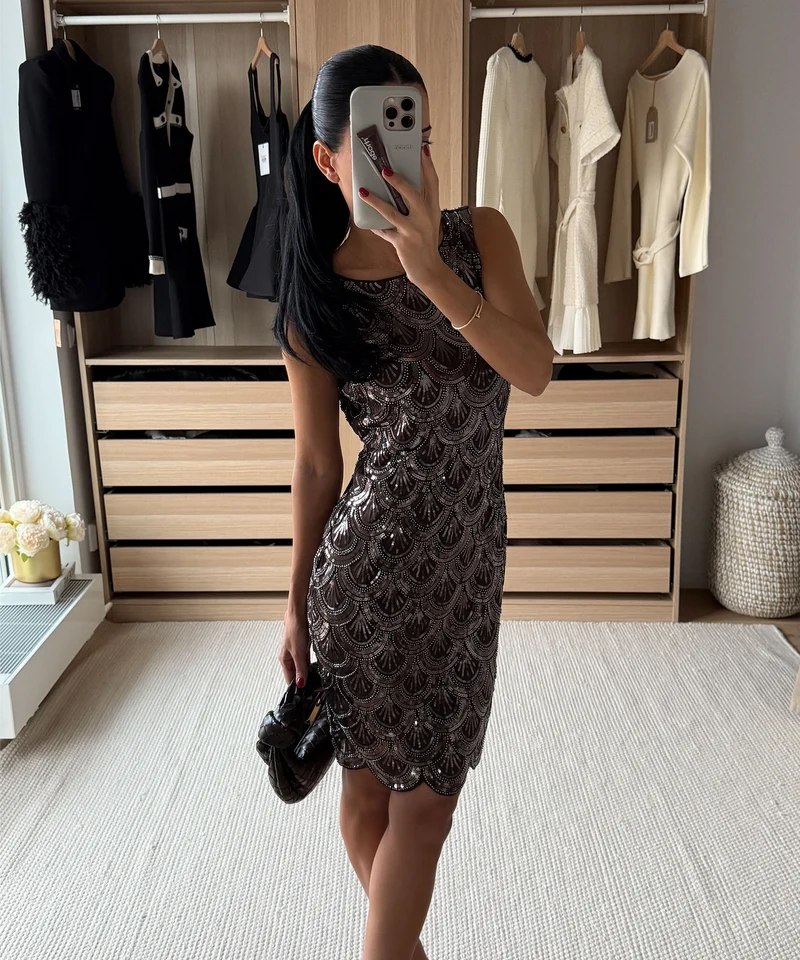Kleid Garbiela Braun