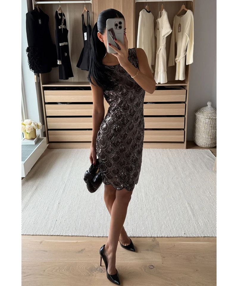 Kleid Garbiela Braun