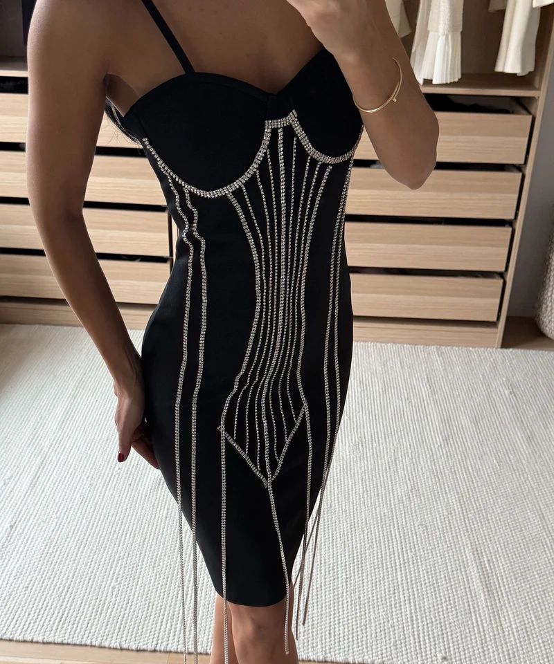 Mini Kleid Kristiana Schwarz