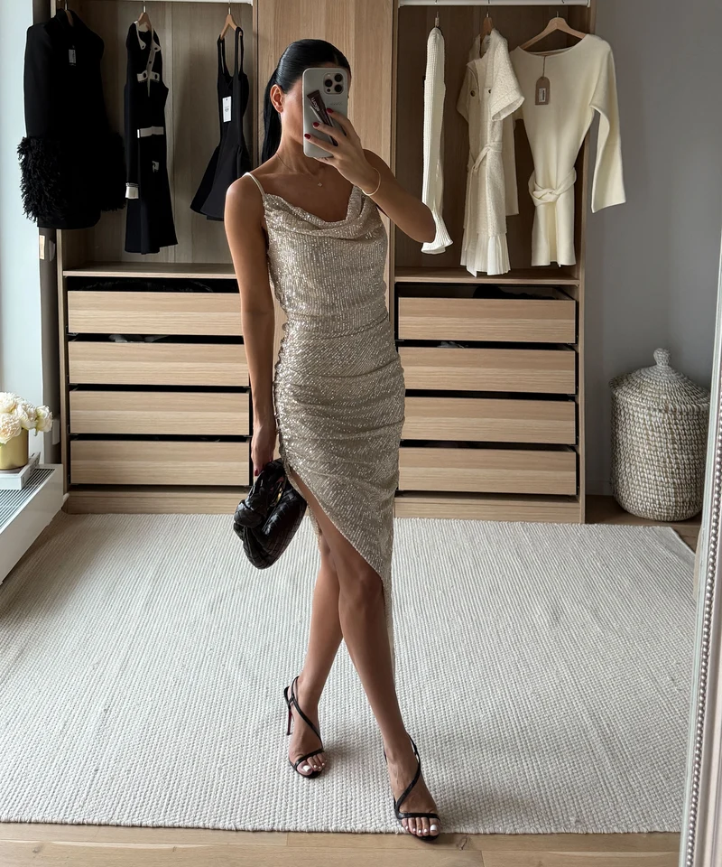Kleid Amaria Gold