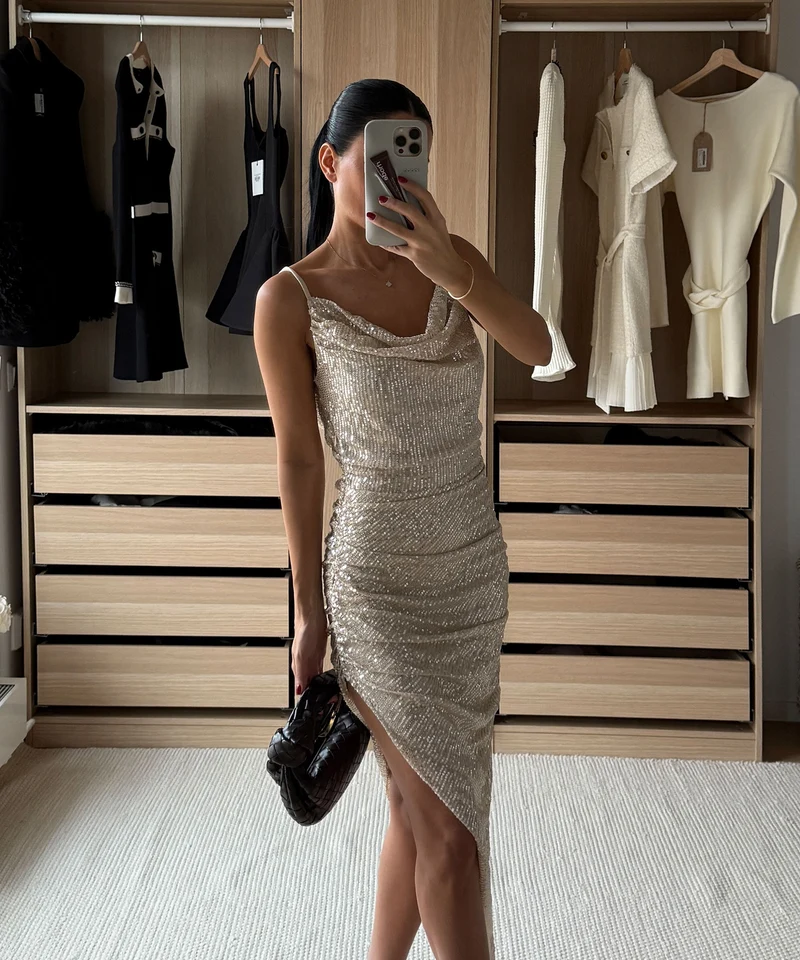 Kleid Amaria Gold