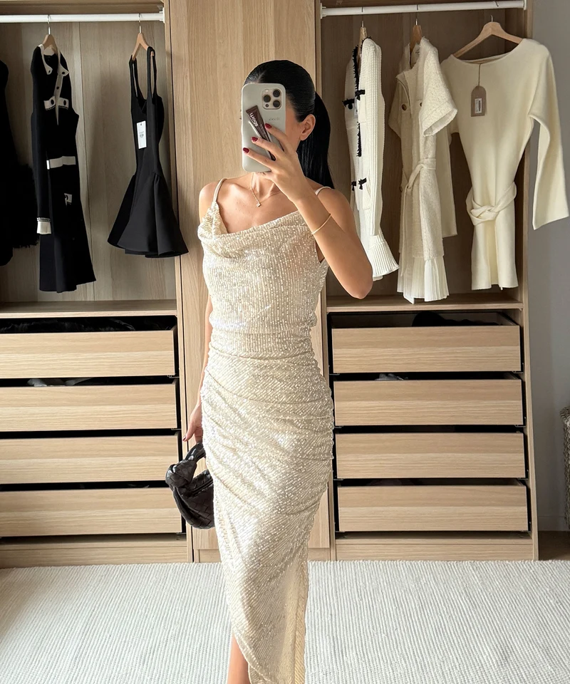 Kleid Amaria Gold