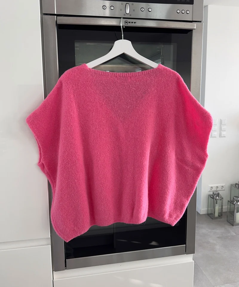 Kurzarm Cardigan Liz Pink