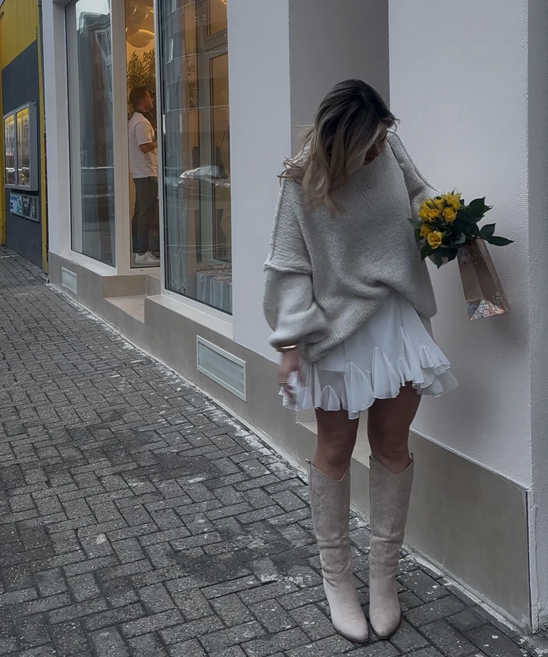 Oversize Pullover Nata Beige