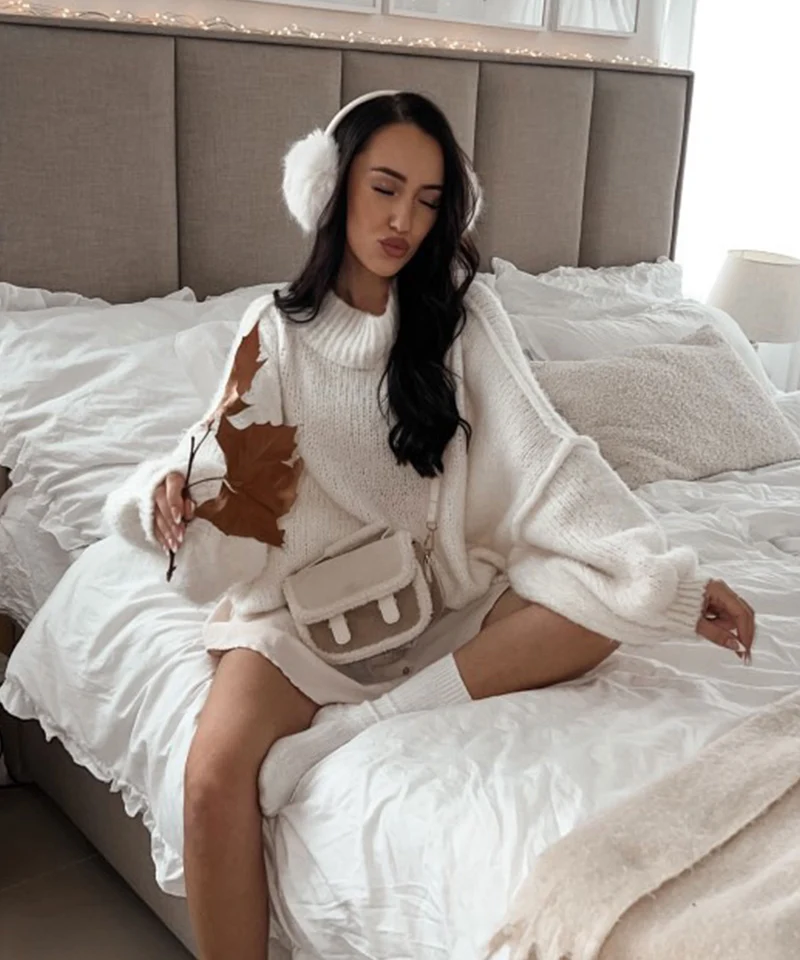 Oversize Pullover Nata Beige