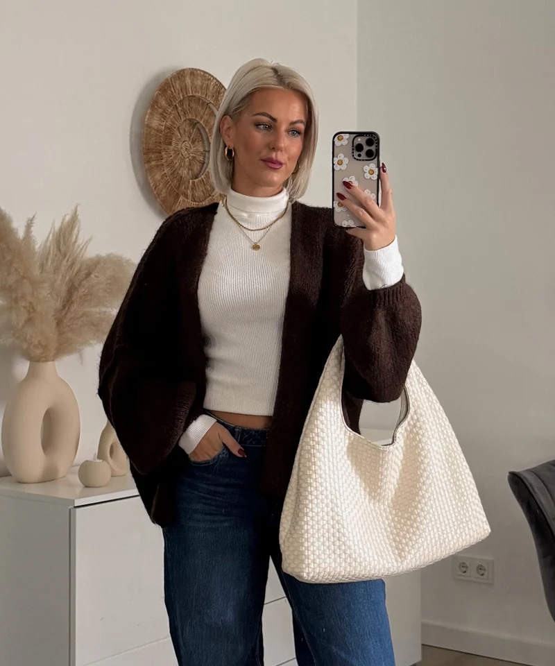 Cardigan Ray Dunkelbraun