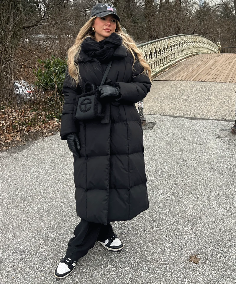 Oversize Parka Kyleih Schwarz