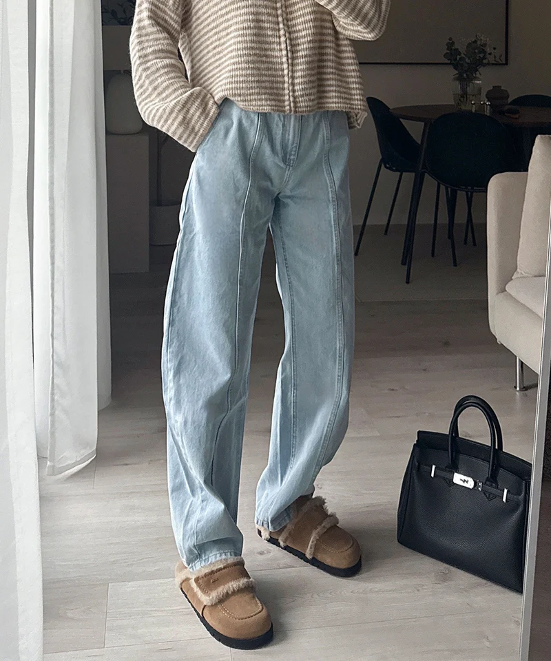 Barrel Jeans Kelia Hellblau