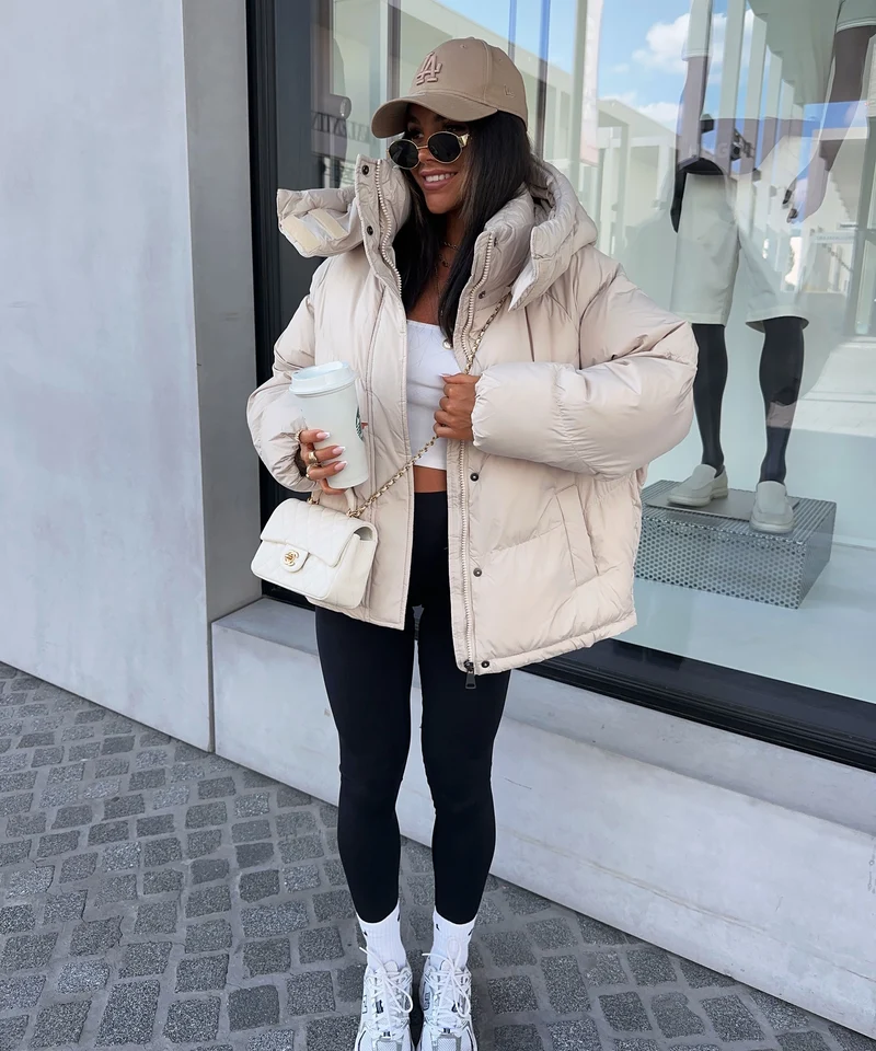 Pufferjacke Fina Beige