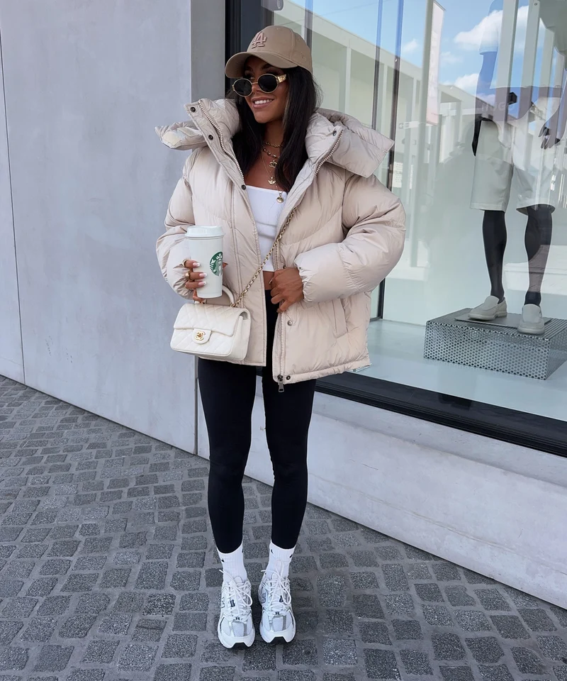 Pufferjacke Fina Beige