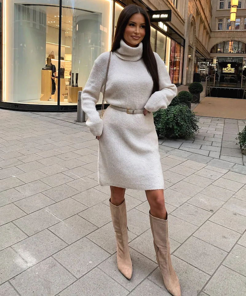 Strickkleid Belatrix Beige