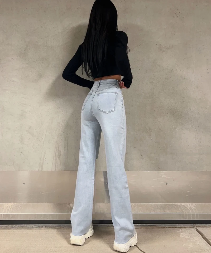 Stretch Wide Leg Jeans Louisa