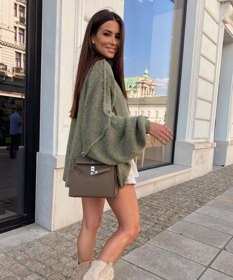 Oversize Pullover Nata Khaki