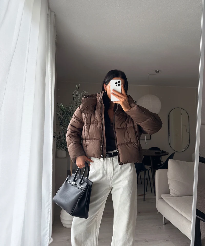 Steppjacke Stella Braun