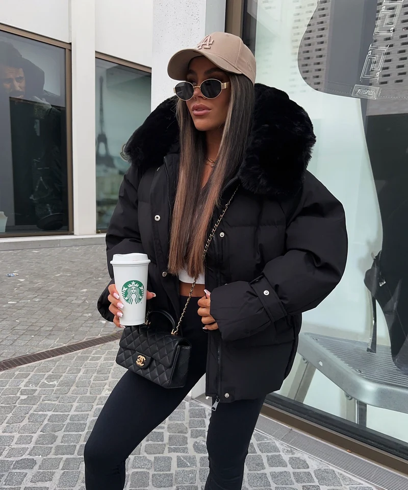 Winterjacke Nia Schwarz