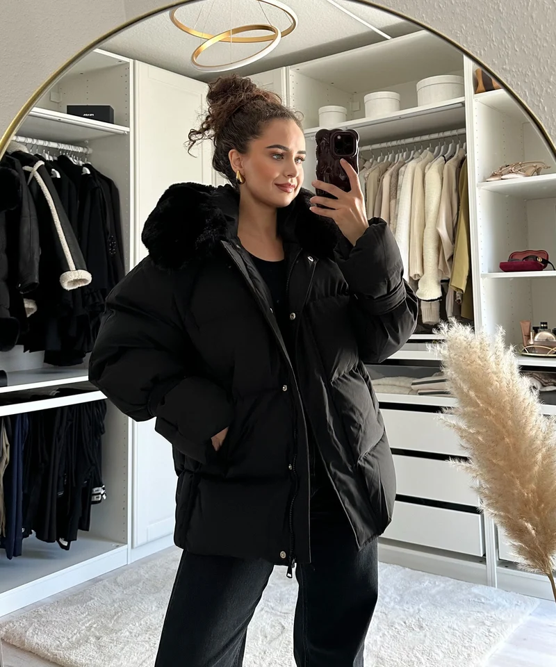 Winterjacke Nia Schwarz