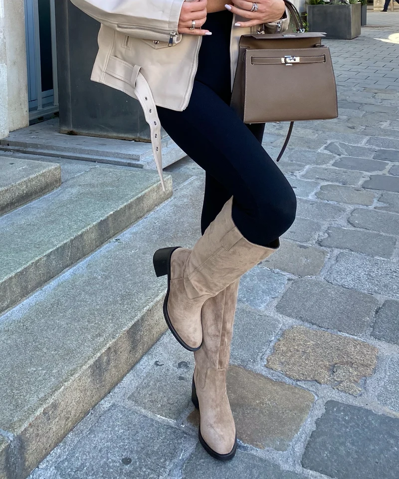 Stiefel Mena Beige