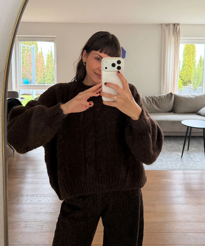 Pullover Leona Dunkelbraun