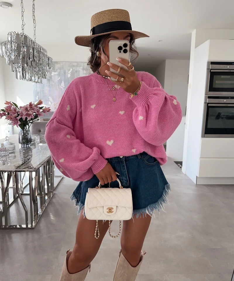 Oversize Pullover Joslin Pink