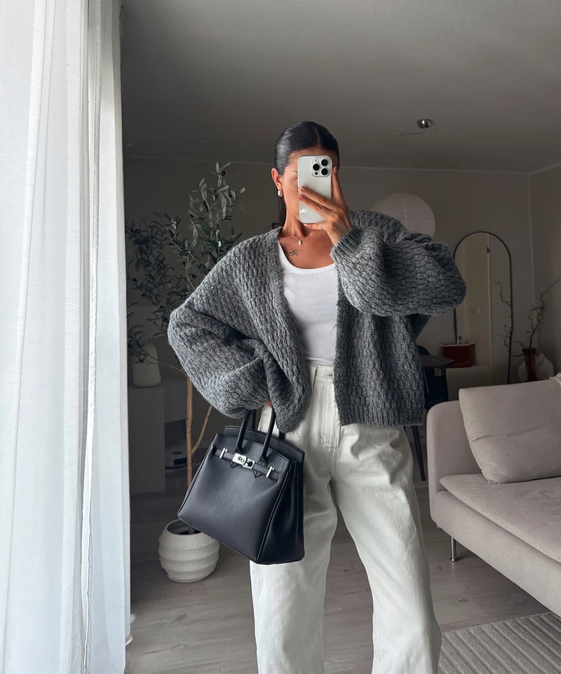 Cardigan Devina Dunkelgrau