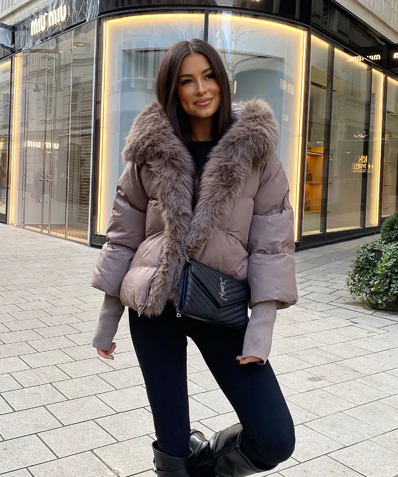 Jacke Fraya Taupe