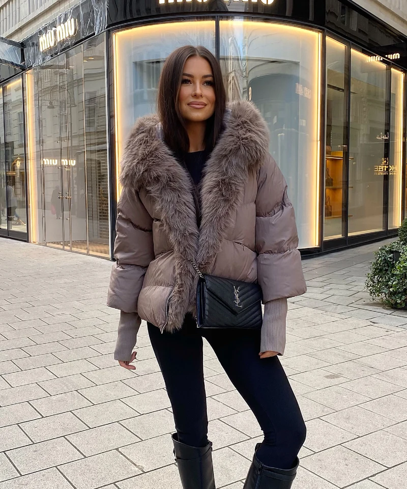 Jacke Fraya Taupe