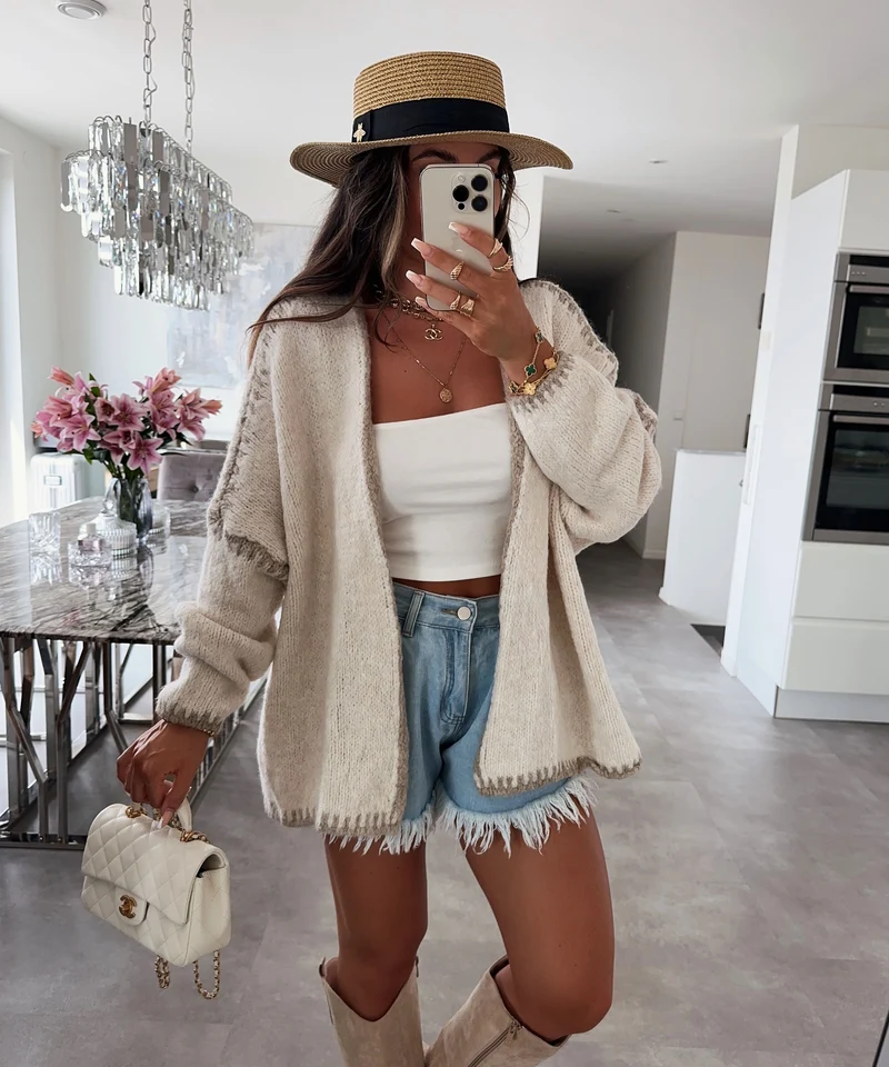 Cardigan Helena Beige