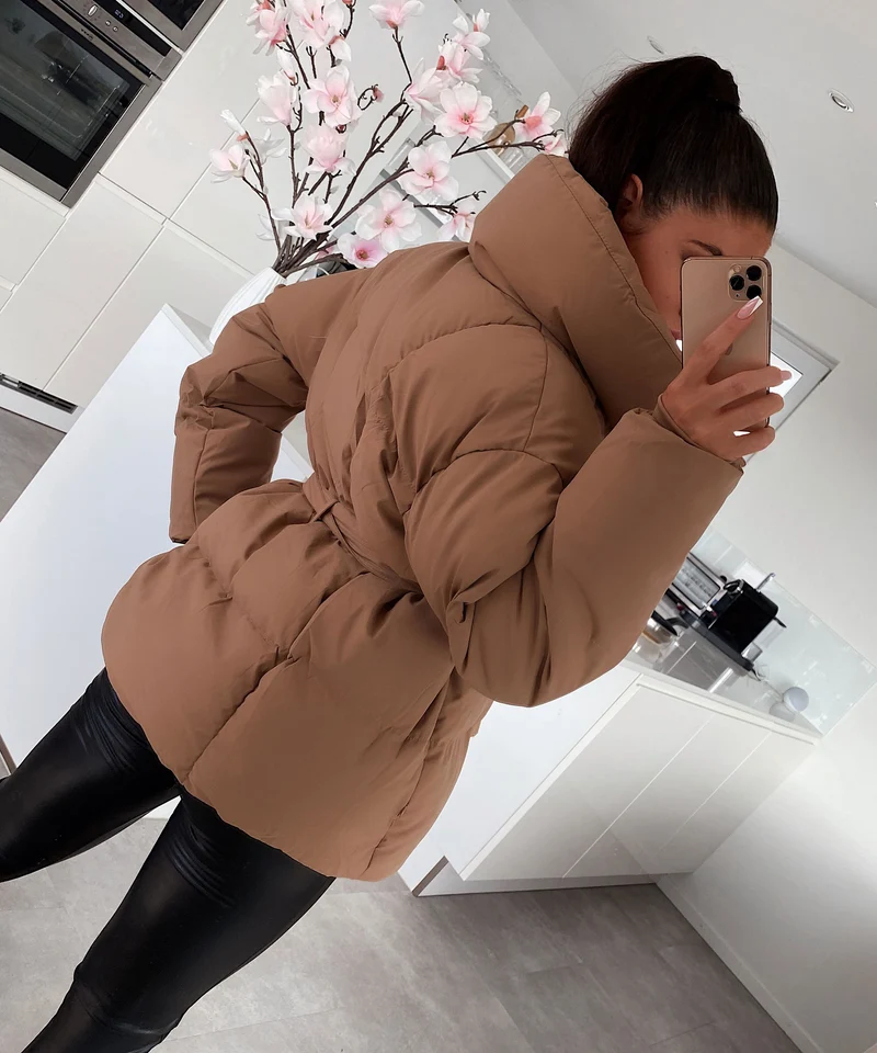 Jacke Kyleih Kurz Camel
