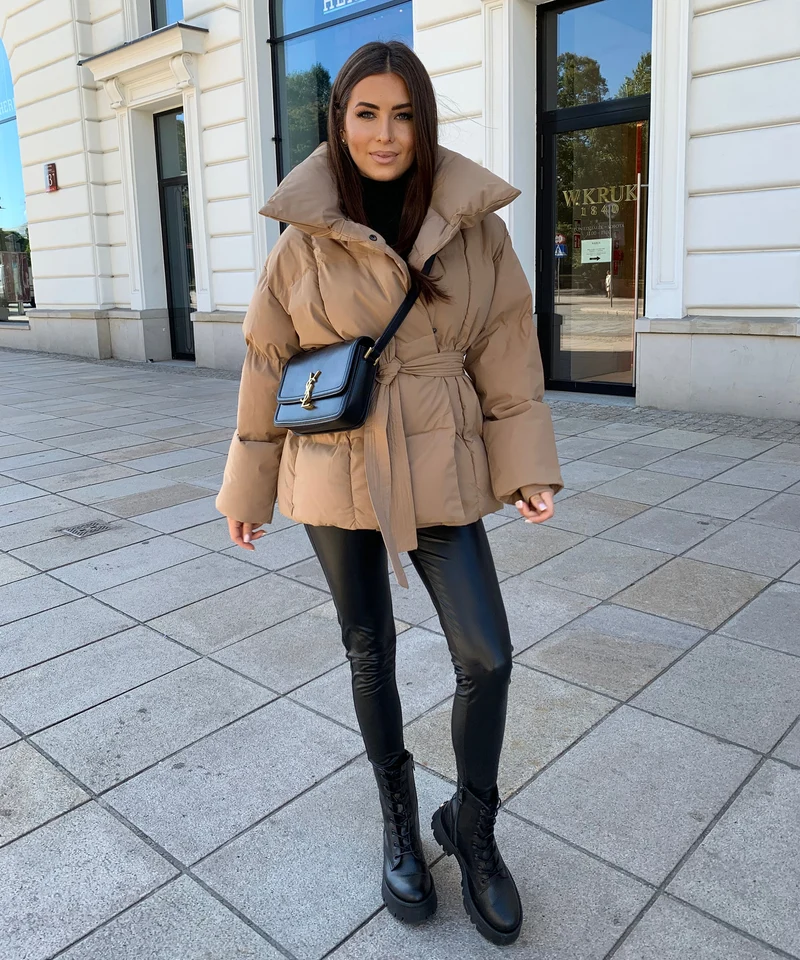Jacke Kyleih Kurz Camel