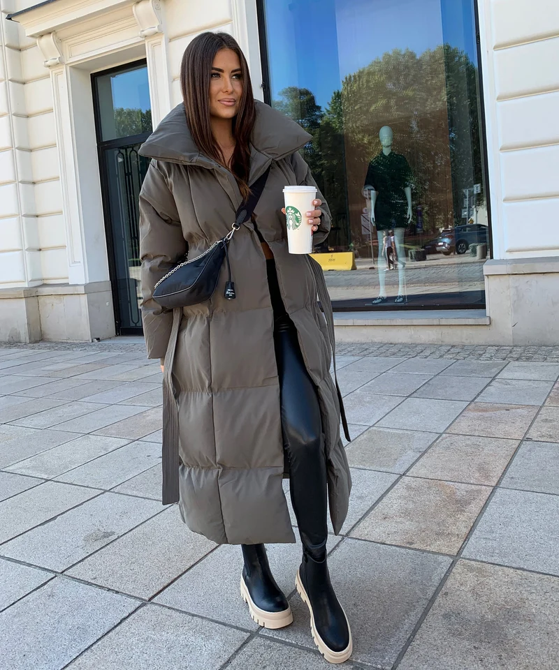 Oversize Parka Kyleih Grau